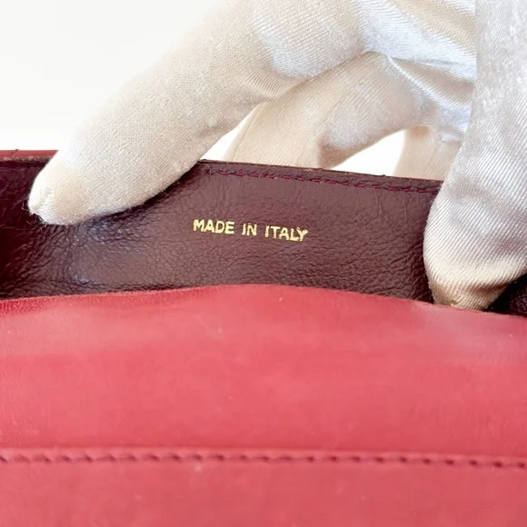 Vintage Chanel Burgundy Quilted Flap Tassel Bag - Picture 13 of 16